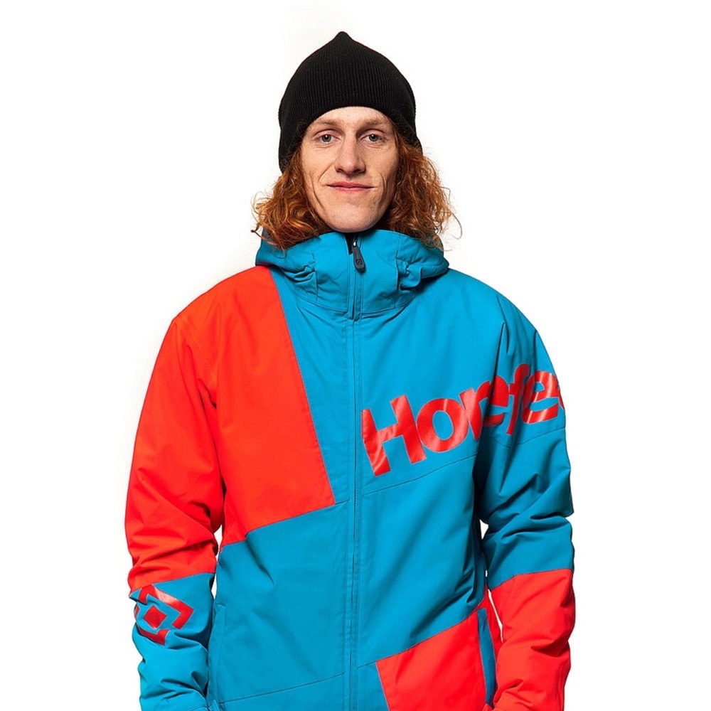 Horsefeathers Men's Vibrant Red and Blue Ski Jacket ultratech 10K size M